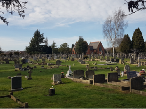 Image of the Northampton Road Cemetery in Market Harborough