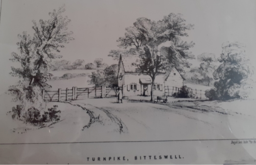 Drawing of Turnpike, Bitteswell